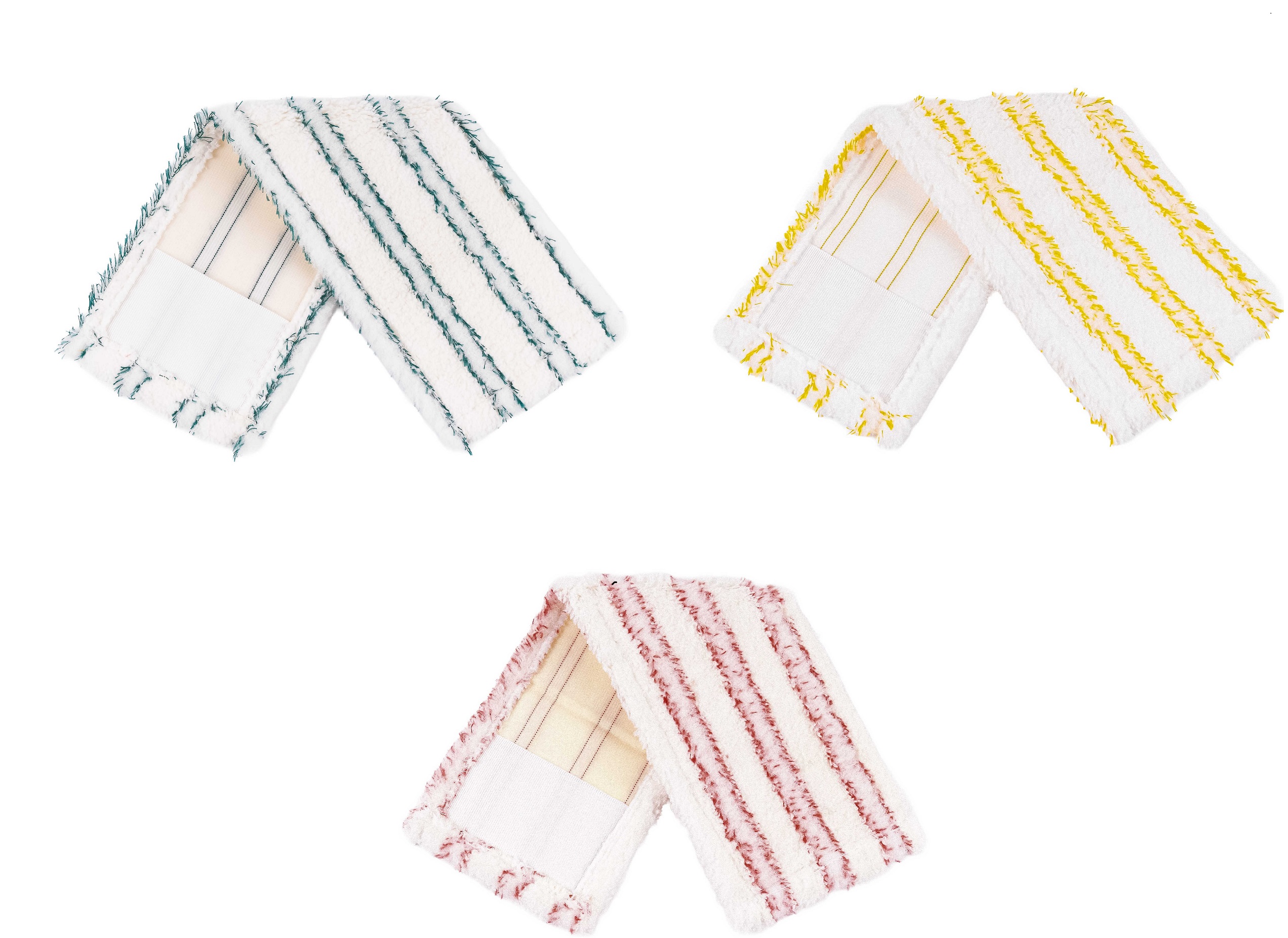 Насадка змінна для швабри з мікрофібри 42 см "з абразивними вставками" Eco Fabric